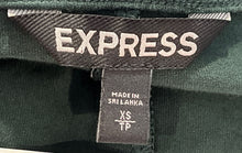 Load image into Gallery viewer, Express Womens Green Knitted Long Sleeve Pullover Bodycon Dress Size XS
