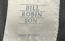 Load image into Gallery viewer, Bill Robinson Mens Gray Long Sleeve Peak Lapel Double-Breasted Blazer Size M
