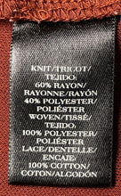 Load image into Gallery viewer, Ann Taylor Womens Brown Eyelet Long Sleeve Round Neck Blouse Top Size Large
