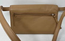 Load image into Gallery viewer, DKNY Womens Brown Adjustable Strap Outer Pockets Small Shoulder Bag
