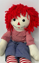 Load image into Gallery viewer, Aurora Raggedy Ann &amp; Andy Red Yarn Hair Collectible Soft Body Rag &amp; Cloth Doll
