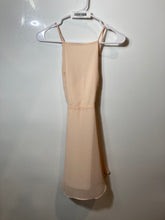 Load image into Gallery viewer, Lulus Womens Peach Chiffon Spaghetti Strap Square Neck Backless Mini Dress Sz XS
