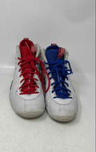 Load image into Gallery viewer, Nike Kids Little Posite One White Blue Red Lace-Up Sneaker Shoes Size 6.5Y
