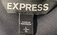 Load image into Gallery viewer, Express Womens Black Square Neck Sleeveless Side Zip A-Line Dress Size Large
