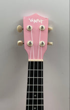Load image into Gallery viewer, Vanphy Pink Right-Handed 4 String Soprano Ukulele For Beginners With Gig Bag

