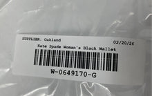 Load image into Gallery viewer, Kate Spade New York Womens Black Leather Continental Wristlet Wallet
