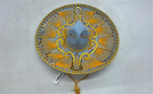 Load image into Gallery viewer, Pigalle Unisex Blue Velvet Embroidered Traditional Mexican Mariachi Sombrero Hat
