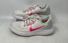 Load image into Gallery viewer, Nike Womens Lunarconverge 852469-101 White Pink Lace-Up Sneaker Shoes Size 5.5
