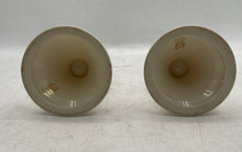 Load image into Gallery viewer, Set Of 2 Pcs Lenox Carlton Cream Gold-Tone Porcelain Candlestick Holders
