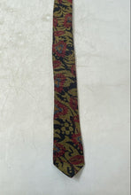 Load image into Gallery viewer, Retro Design Studios Mens Brown Pink Printed Silk Adjustable Designer Tie
