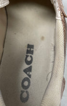 Load image into Gallery viewer, Coach Womens Citysole Court G5043 Brown Pink Signature Sneakers Shoes Size 7.5B
