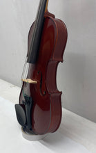 Load image into Gallery viewer, Carlo Robelli Brown Orchestral String Instrument Violin With Blue Case
