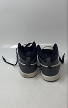 Load image into Gallery viewer, Nike Kids Air Jordan 1 Mid Black White Leather Lace-Up Sneaker Shoes Size 3Y
