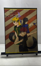 Load image into Gallery viewer, The Lavender Scythe Anime Style Three Characters Cover Artwork Framed Poster
