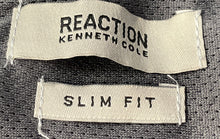 Load image into Gallery viewer, Reaction Kenneth Cole Mens Gray Slim Fit Short Sleeve Button-Up Shirt Size S
