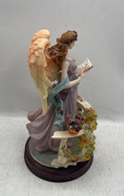 Load image into Gallery viewer, Vintage Casinelli Winged Angel Reading A Book Woman Porcelain Figurine
