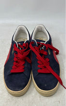Load image into Gallery viewer, Puma Mens Suede Classic 352634-44 Blue Red Lace-Up Low Top Sneakers Shoes Size 7
