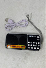 Load image into Gallery viewer, Netcom VAR-10162 Black Multifunctional Bluetooth USB Digital MP3 AM/FM Radio
