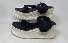 Load image into Gallery viewer, Circus By Sam Edelman Womens Venus Black Hook &amp; Loop Platform Sandals Size 9
