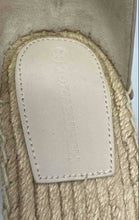Load image into Gallery viewer, Authentic Tory Burch Womens Selby Beige Wedge Espadrille Sandals Size 11M Worn
