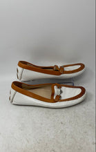 Load image into Gallery viewer, Cole Haan Womens White Brown Leather Slip-On Loafer Shoes Size 9.5 B
