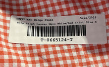 Load image into Gallery viewer, Polo Ralph Lauren Mens White Red Check Print Classic Fit Button-Up Shirt Size S
