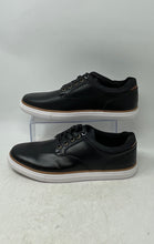 Load image into Gallery viewer, Steve Madden Mens Gully Black Leather Low Top Lace Sneakers Shoes Size 9.5

