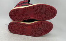 Load image into Gallery viewer, Reves Paris Mens Air Kiy 85 Red Black Leather Round Toe Sneakers Shoes Size 8
