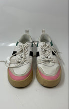Load image into Gallery viewer, Lacoste Womens L002 Multicolor Leather Lace-Up Low Top Sneaker Shoes Size 6.5

