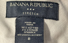 Load image into Gallery viewer, Banana Republic Womens Beige Flat Front Stretch Bootcut Ankle Pants Size 8
