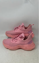 Load image into Gallery viewer, Steve Madden Womens Maxima Pink Rhinestone Low Top Sneaker Shoes Size 7
