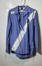 Load image into Gallery viewer, Tommy Hilfiger Mens Blue Collared Long Sleeve Button-Up Shirt Size Medium
