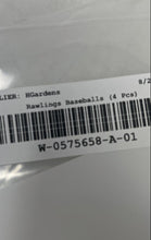 Load image into Gallery viewer, Lot Of 4 Pcs Rawlings White Official League Baseballs Sporting Practice Ball
