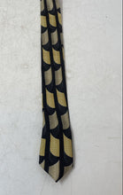Load image into Gallery viewer, Salvatore Pellegrino Mens Multicolor Geometric Print Silk Handmade Designer Tie
