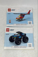 Load image into Gallery viewer, Lot Of 10 Pcs Lego Assorted Multicolor Various City Instruction Manuals

