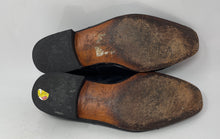 Load image into Gallery viewer, Authentic Christian Dior Mens Black Leather Derby Dress Shoes Size 8 Damaged
