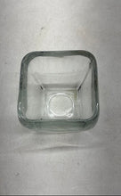 Load image into Gallery viewer, Vintage Libbey Clear Glass Square Shaped Votive Candle Holder Collectible

