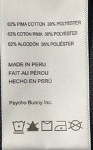Load image into Gallery viewer, Psycho Bunny Mens Black Short Sleeve Collared Golf Polo Shirt Size 7
