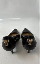 Load image into Gallery viewer, Michael Kors Womens Hamilton Black Leather Pointed Toe Pump Heels Size 6 M
