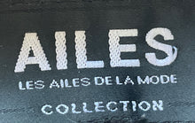 Load image into Gallery viewer, Les Ailes De La Mode Collection Womens Black Leather A-Line Skirt Size 8
