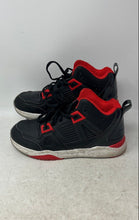 Load image into Gallery viewer, And1 Boys Black Red Leather Lace-Up Round Toe Low Top Basketball Shoes Size 5
