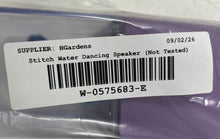 Load image into Gallery viewer, Disney Stitch Portable Bluetooth Wireless Water Dancing Speaker Not Tested
