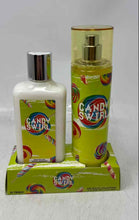 Load image into Gallery viewer, 2 Pcs So French Candy Swirl Natural Ingredients Body Mist And Lotion Gift Set

