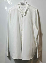 Load image into Gallery viewer, Perry Ellis Mens White Long Sleeve Stretch Slim Fit Button-Up Shirt Size XL
