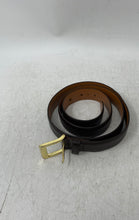 Load image into Gallery viewer, Coach Mens F90264 Black Brown Leather Adjustable Buckle Dress Belt Size 36
