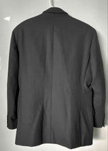 Load image into Gallery viewer, Moores Mens Navy Blue Long Sleeve Single Breasted Two-Button Blazer Size 40S
