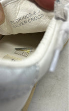 Load image into Gallery viewer, Vintage Havana Womens Eldridge White And Gray Leather Low Top Sneakers Shoes 6.5
