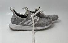 Load image into Gallery viewer, Adidas Womens Cloudfoam Pure Gray Black White Lace-Up Low Top Sneaker Shoes 8.5

