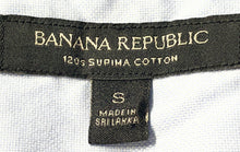 Load image into Gallery viewer, Banana Republic Mens Light Blue Grant Fit Long Sleeve Button-Up Shirt Size Small
