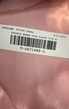 Load image into Gallery viewer, Express Womens Pink Short Cap Sleeve Collared Regular Fit Button-Up Shirt Size M
